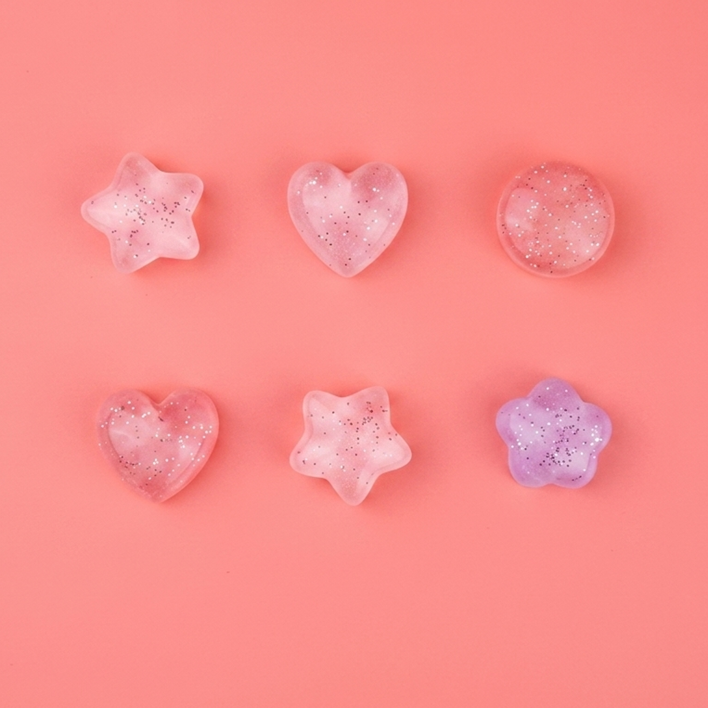 A game of love and  stars in pink