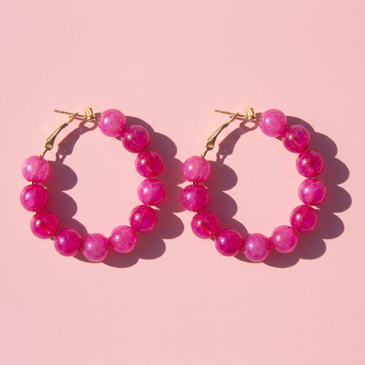 Rose Marble Hoop