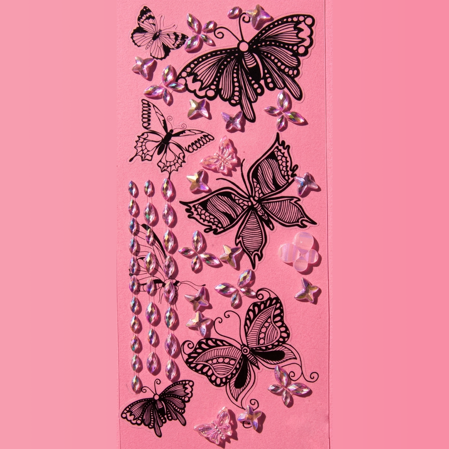 Pink Butterfly Tattoo