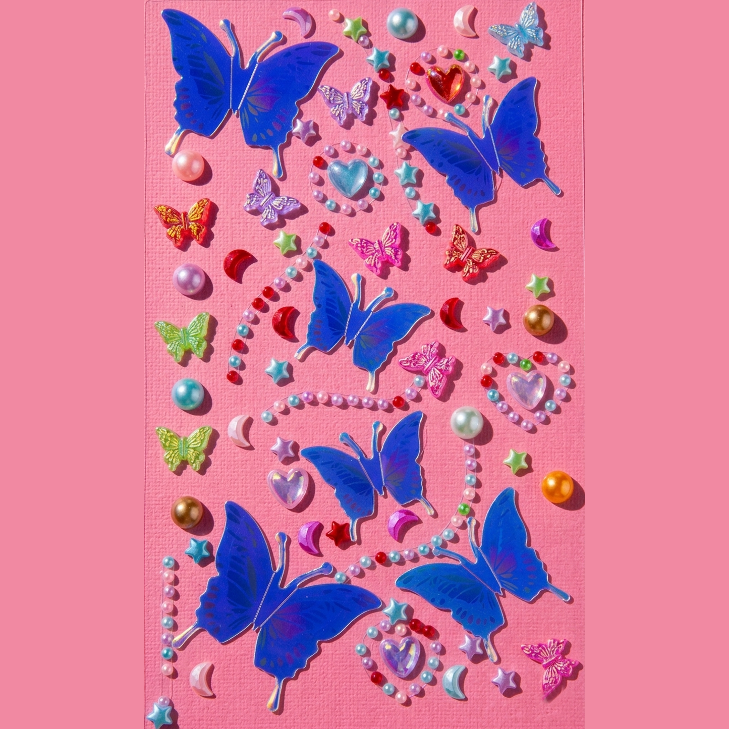 Multicolor Butterfly Stickers