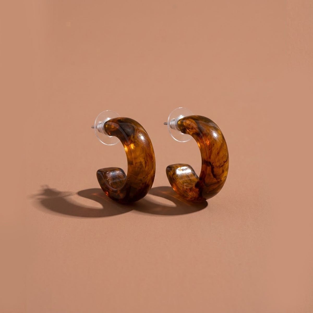 The Espresso Swirl Hoops