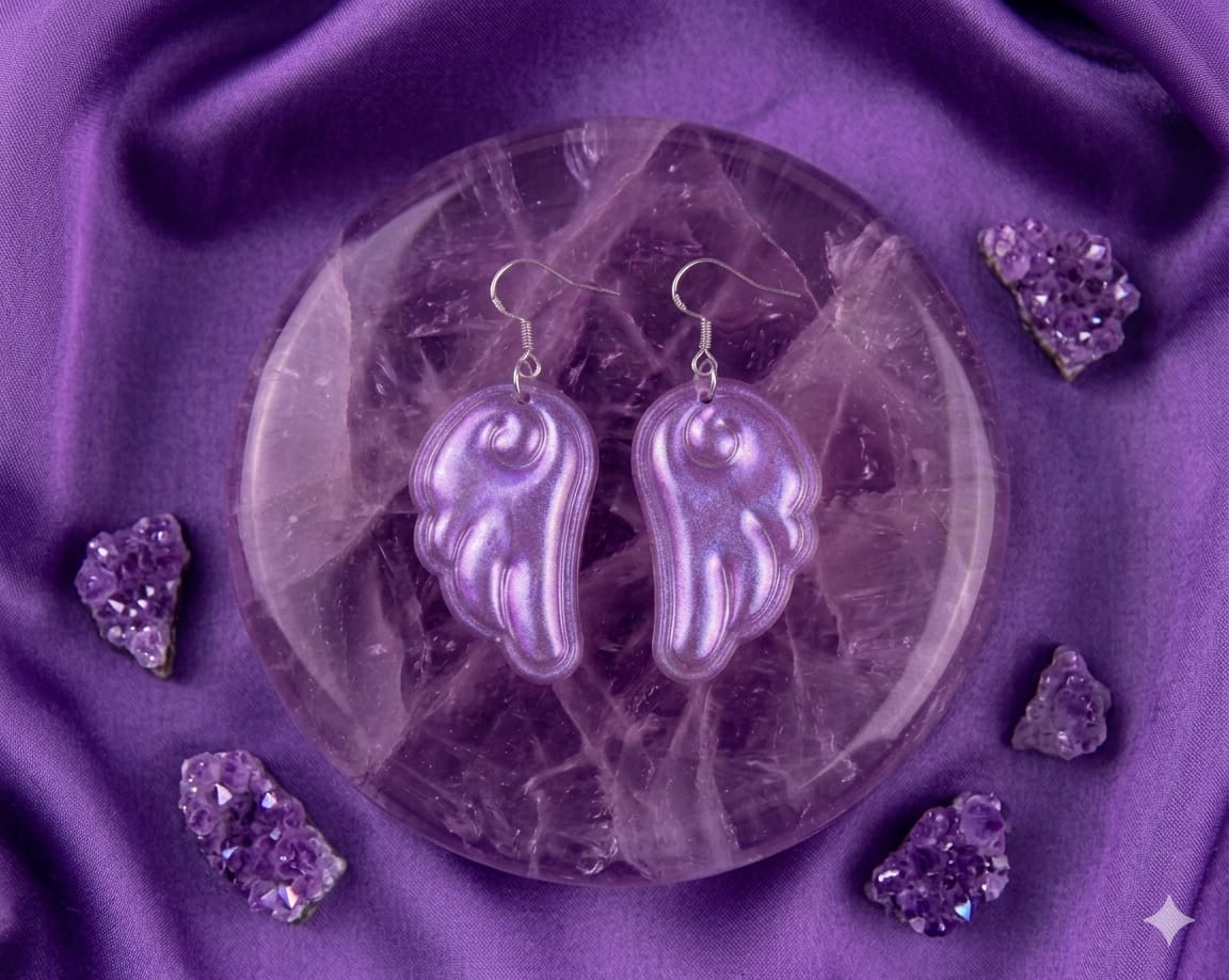 Purple Angel Wings